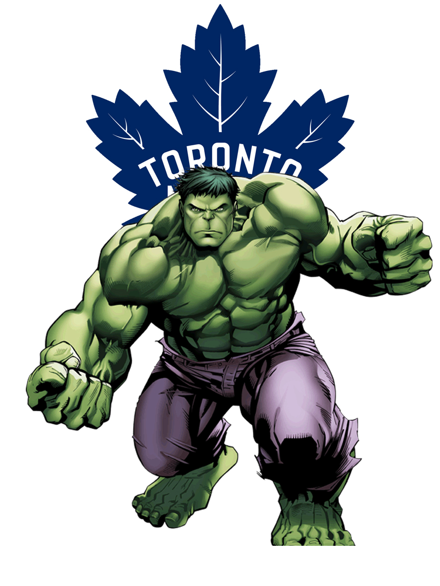 Toronto Maple Leafs Hulk Logo vinyl decal